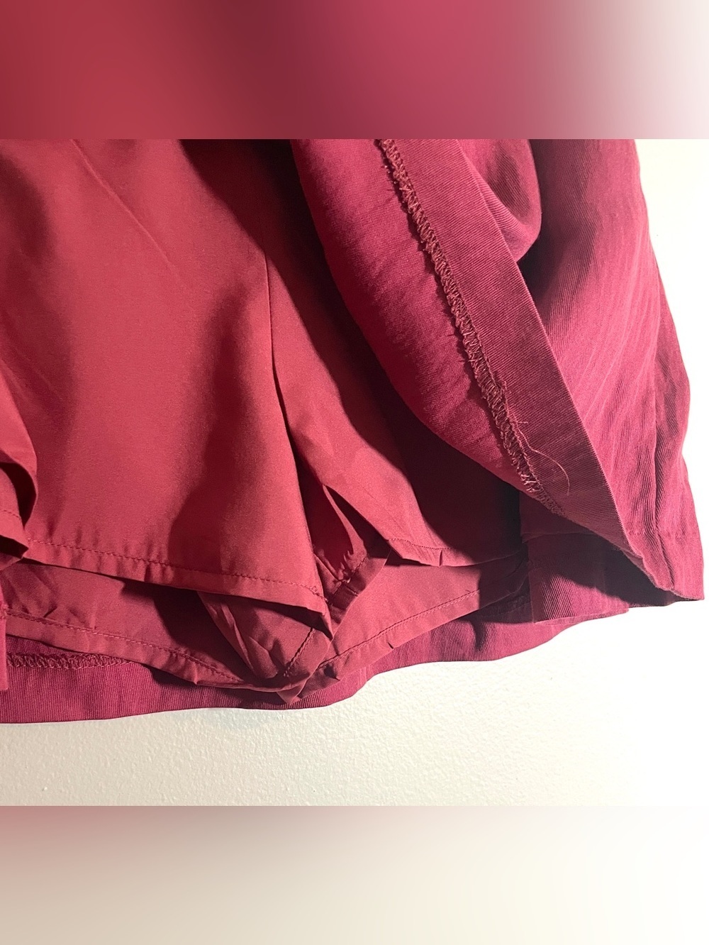 A New Day NWT Pleated Skort Berry Pink Tennis Skirt Shorts Preppy Balletcore - Picture 4 of 9
